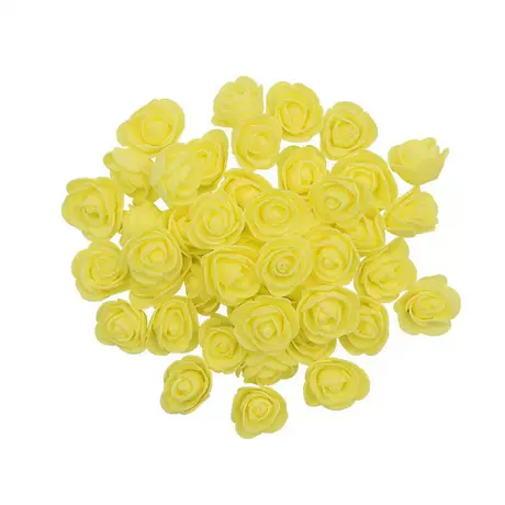 Yellow foam rose