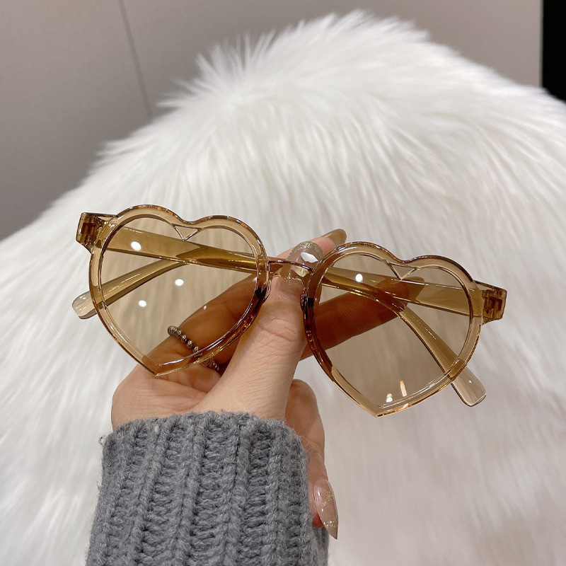 children's brand cute glasses heart shaped for men and women