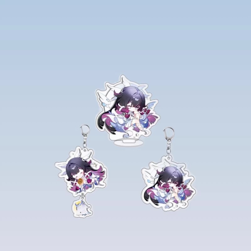 Cute acrylic keychain