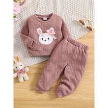 K 51933 Rabbit Embroidered Baby Long Sleeve Set ���ӽ�����ͯ