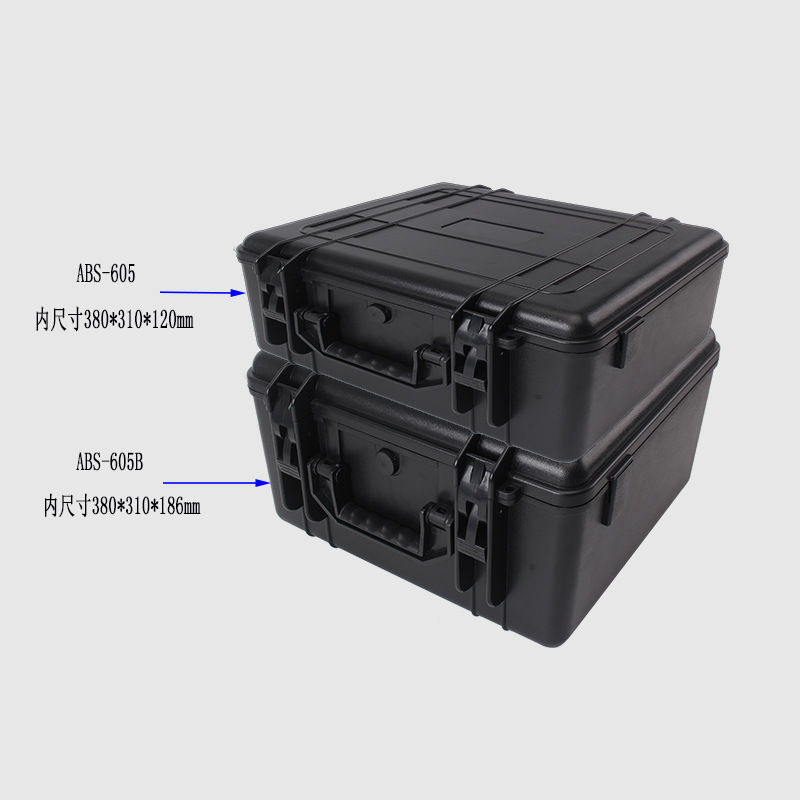 Caja de herramientas de hardware PP Caja de protección de instrumentos ABS Caja de embalaje de plástico general para dispositivos electrónicos de fotografía