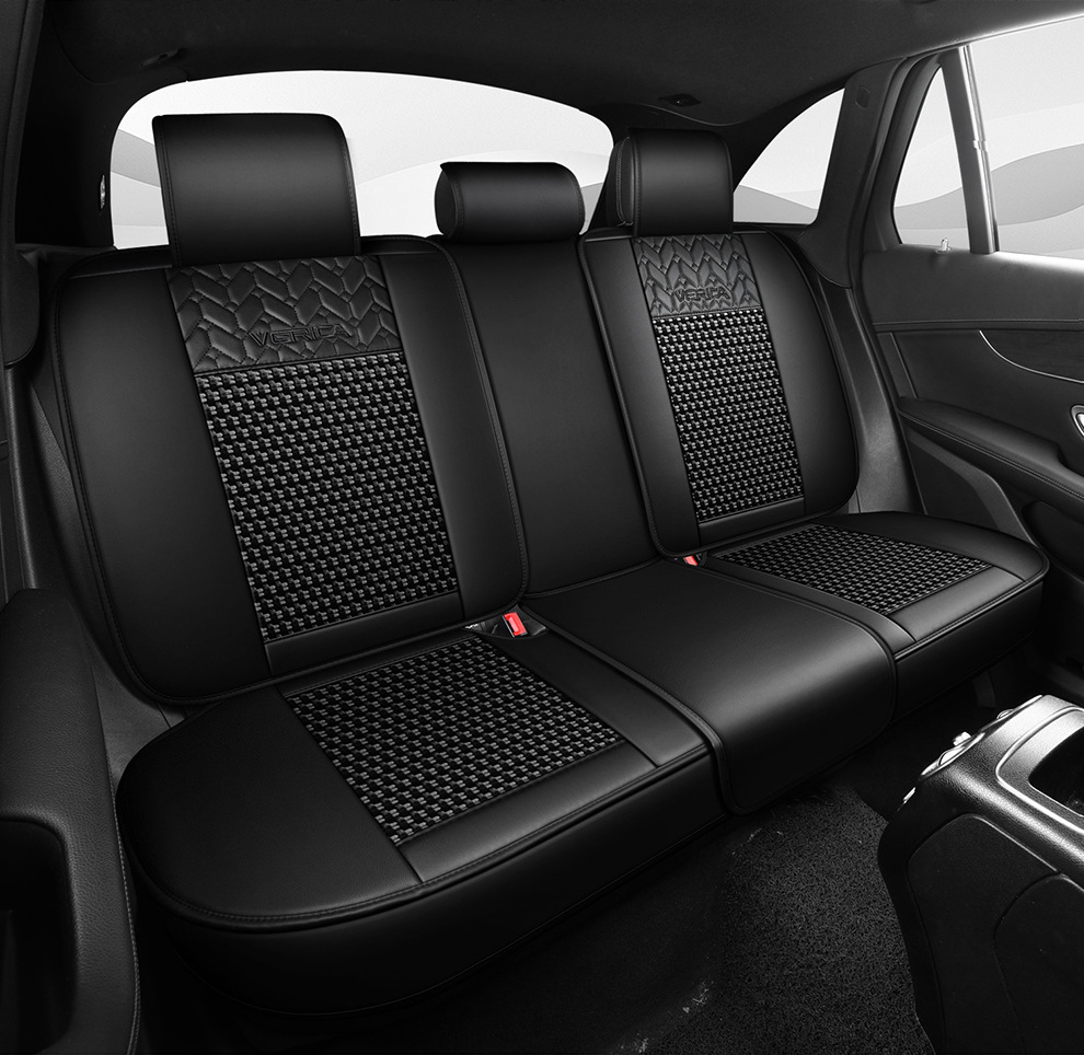 25 Years New Breathable Leather Ice Silk All-Inclusive Four-Season Universal Car Seat Cushion Seat Cover Manufacturer Wholesale Cross-Border
