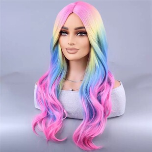 �W�����NŮʿcos�зք����ٰlŮHair�^픷�ɫ�^�׿羳���l���wWig