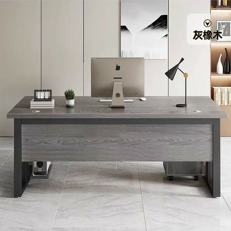 Simple Modern Executive Desk, Single-Person Office Desk, Home Computer Desk, Office Executive Desk, Manager Desk and Chair Set Simple Modern Executive Desk, Single-Person Office Desk, Home Computer Desk, Office Executive Desk, Manager Desk and Chair Set