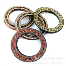 椴木古典吉他口轮花 木质木吉他音孔边缘装饰 吉他配件 92MM内径