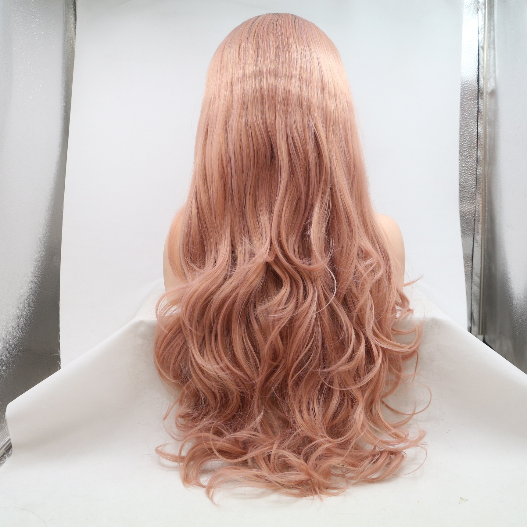 Peluca europea y americana NEWLOOK Peluca larga y rizada transfronteriza de encaje frontal Nuevo