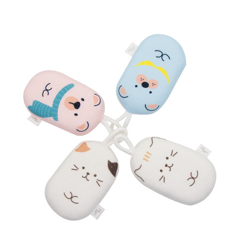 Cartoon soft bath cotton, rub mud and rub dust for baby, children's bath cotton, rub bath artifact, baby bath sponge