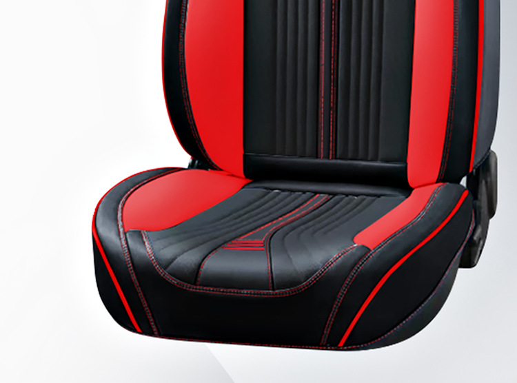 Suitable for Car Seat Covers, Universal for All Seasons, Full Coverage Seat Covers for Front and Rear Rows, Nappa Leather Car Seat Cushions