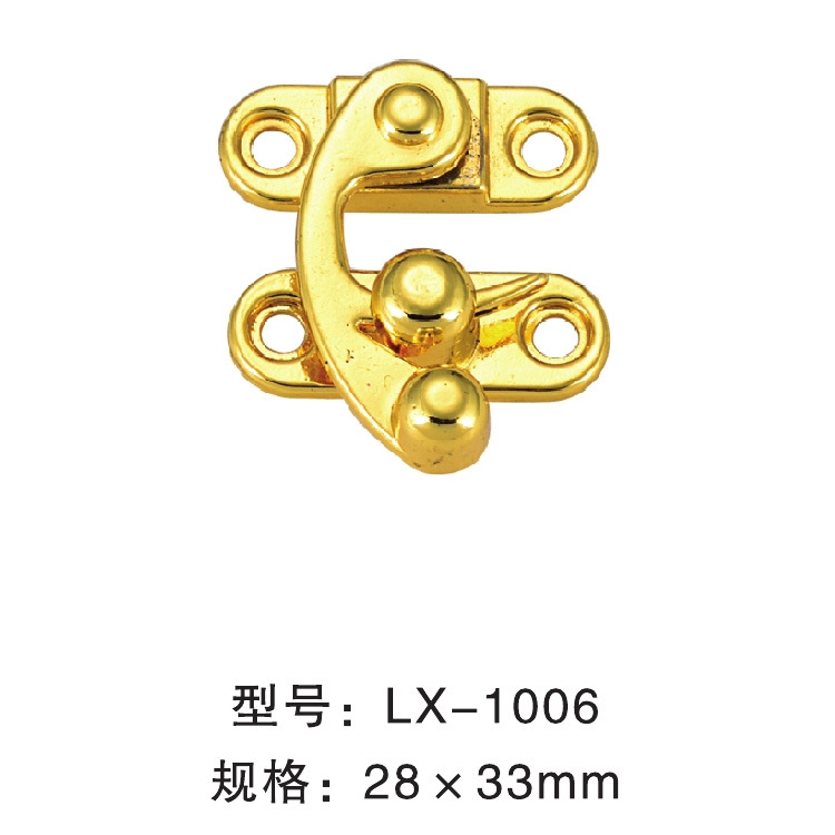 工厂 锌合金牛角锁 仿古锁钩 木盒礼盒搭扣合金锁扣 小弯扣