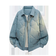 2025年冬季新款户外潮牌美式轻薄90羽绒服宽松情侣翻领外套