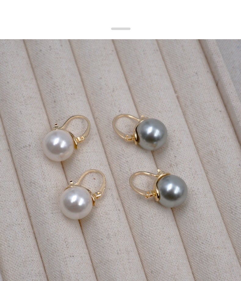 2g Weight 0.03µm Gold Plating Thickness Electroplating Gold Plating Process 18K Real Gold Plated Plating Material Geometric Imitation Pearl Titanium Steel Copper Elegant Simple Style 304 Stainless Steel Earrings Necklace