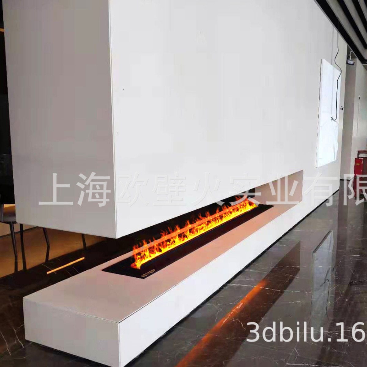 采暖雾化壁炉伏羲雾化壁炉采暖宽30x高22cm采暖3d火加湿超薄壁炉
