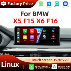 BMW X5 F15 üçün 10.25 düym Avtomobil Radio Bluetooth Android Carplay Naviqasiya