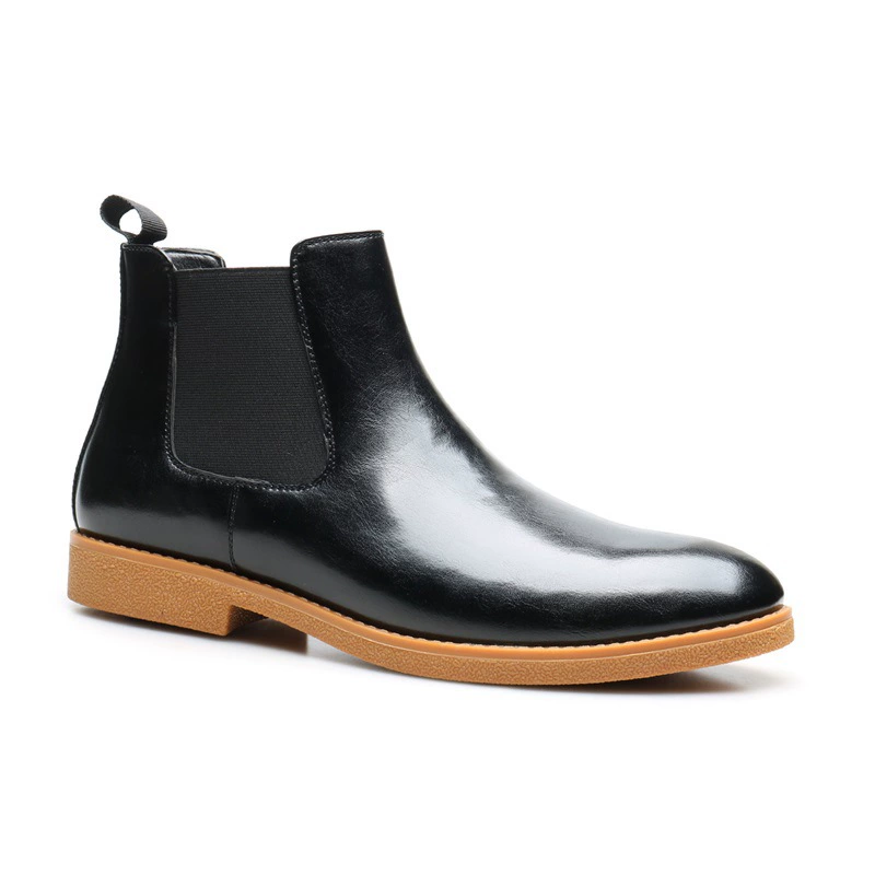 [Заказ может быть обработан] Мужская обувь Челси сапоги Мужские летние сплошные повседневные сапоги Мартин