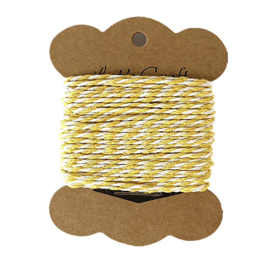 흰색 + 노란색 * 2mm 10 미터 카드