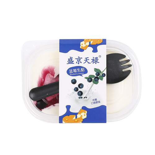 Shengjing Tianlu Famous Soy Milk Box Cake 110g per Piece, Dropshipping Fresh Western-style Pastry Frozen Dessert Snack