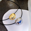 Fashionable necklace, design three dimensional chain for key bag , European style, trend of season, light luxury style