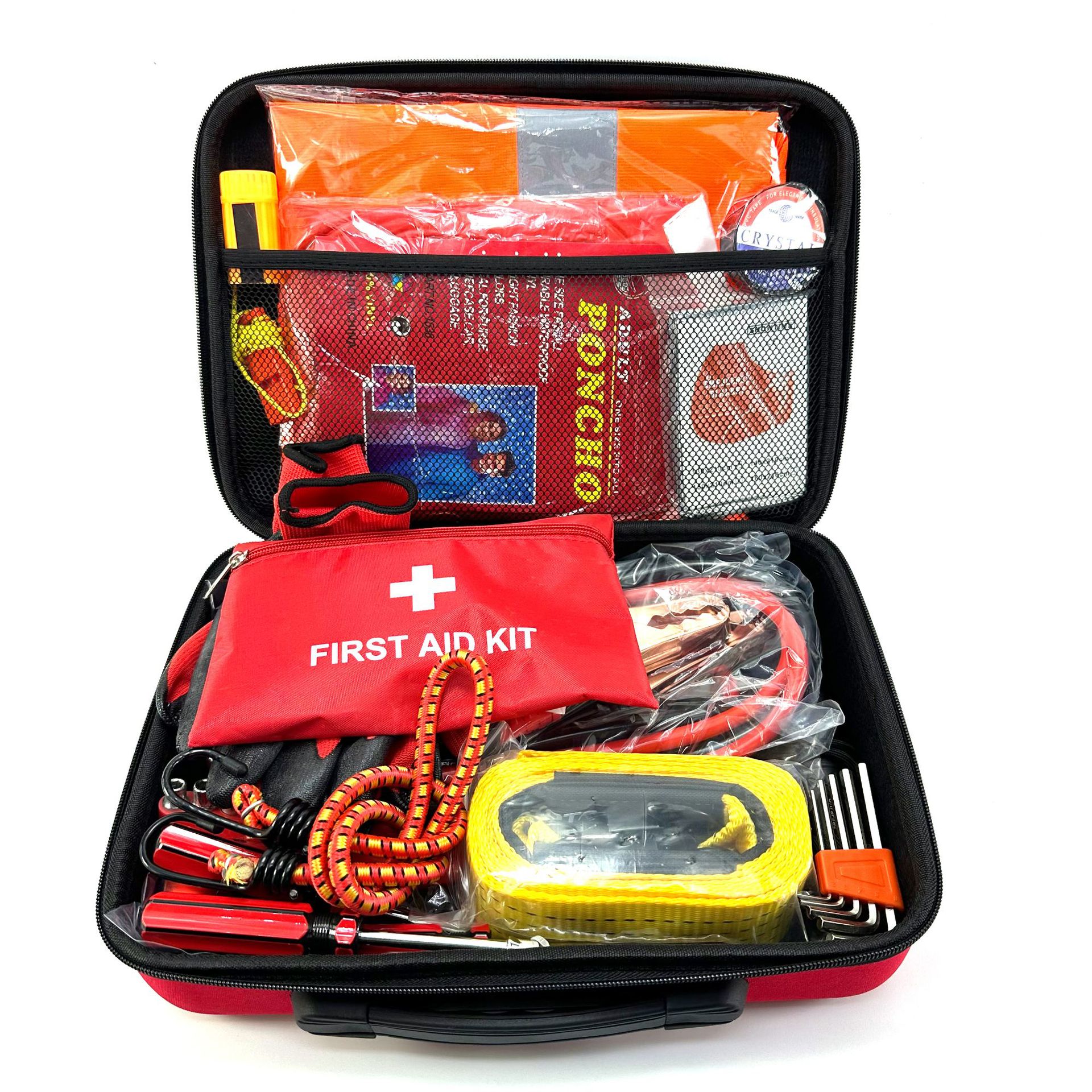 52-Piece Set of Self-Driving Emergency Outdoor Car Emergency Kit, Vehicle Emergency First Aid Kit, Supports Printing of Logo