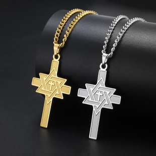 Pendant, necklace stainless steel for men and women, fashionable chain for key bag , punk style