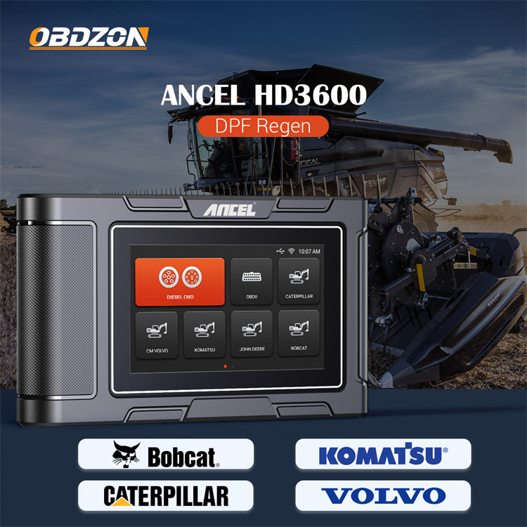 ANCEL HD3600重型卡车诊断工具 工程机械读码卡 农用机械检测设备