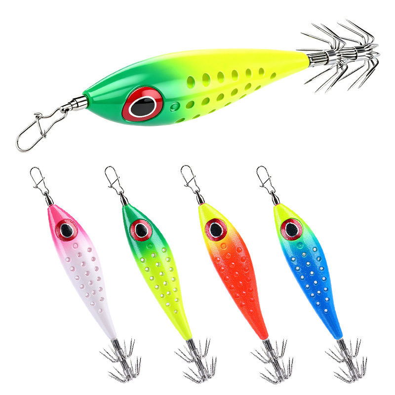 Weihe Outdoor No. 6 Hooked Fish Lure Light Pc Material Led Colorful Fish Gathering Light Double-Layer Umbrella Hook Lure Squid Hook Weihe Outdoor No. 6 Hooked Fish Lure Light Pc Material Led Colorful Fish Gathering Light Double-Layer Umbrella Hook Lure Squid Hook