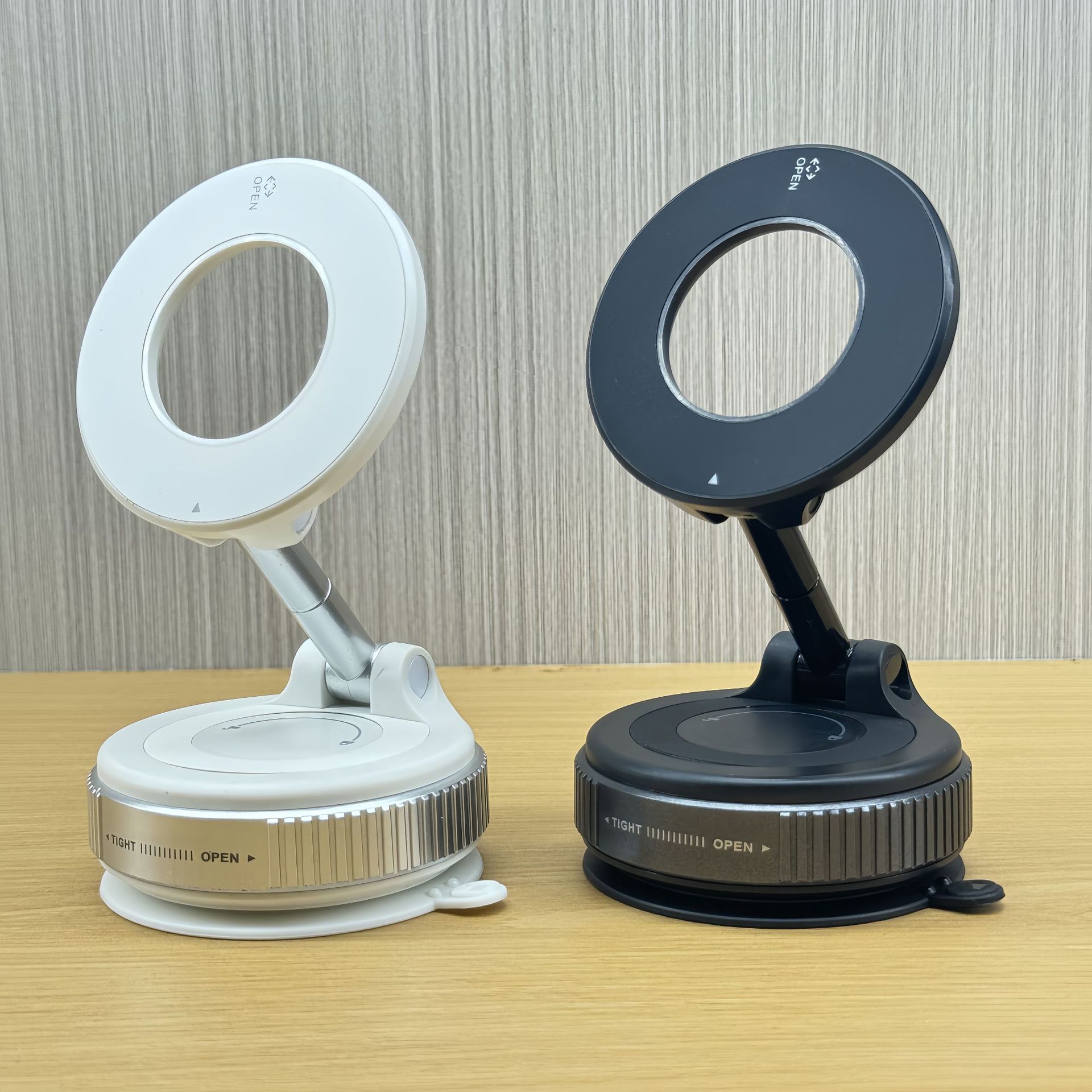 Cross-Border New High-Tech Car Phone Holder, Universal Vacuum Magnetic Suction Cup Phone Navigation Holder