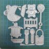 Toy, cutting die, handmade