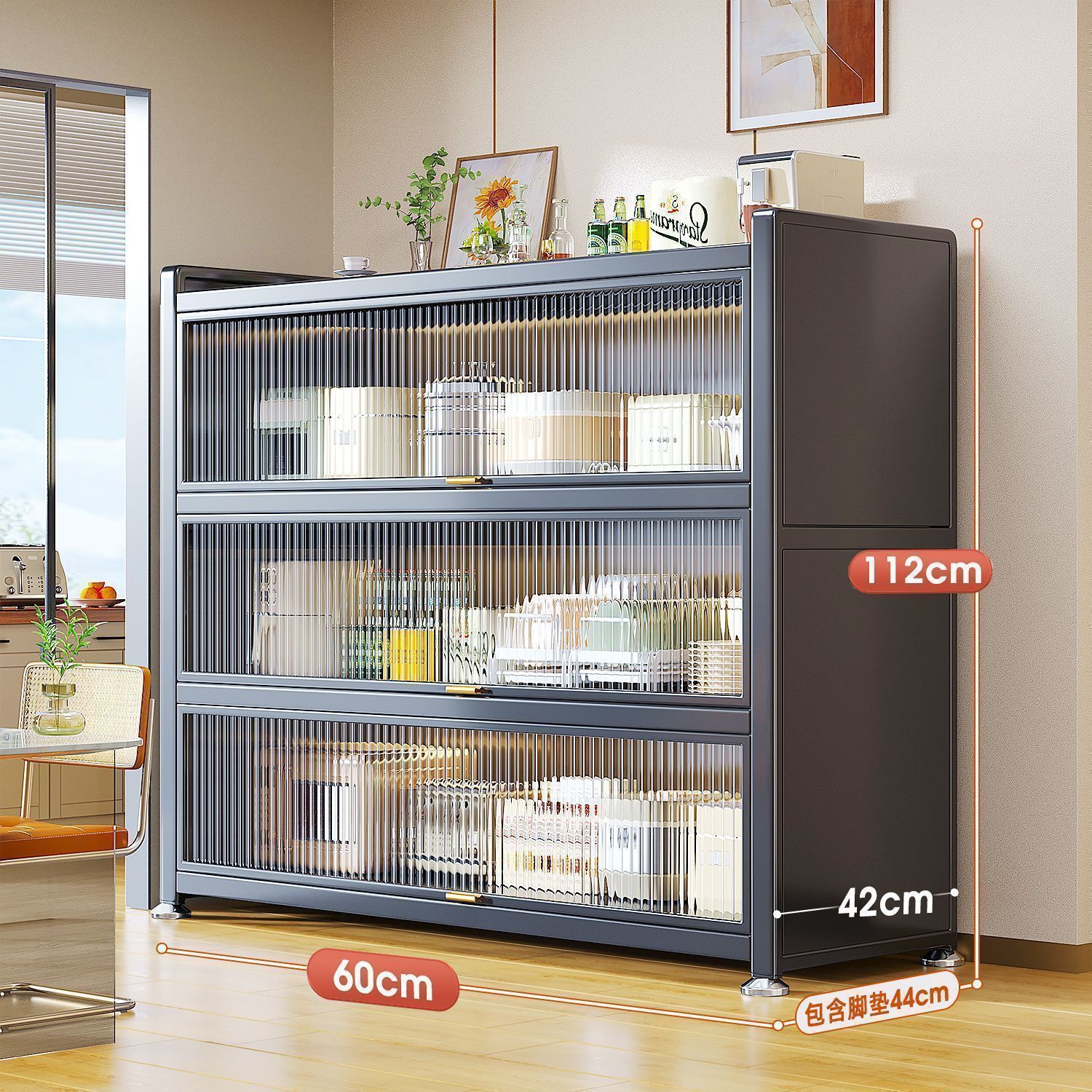 Fábrica directa gabinete de comedor gabinete de té gabinete de cocina rural gabinete de sala de estar gabinete de comedor tablero de roca barra de té