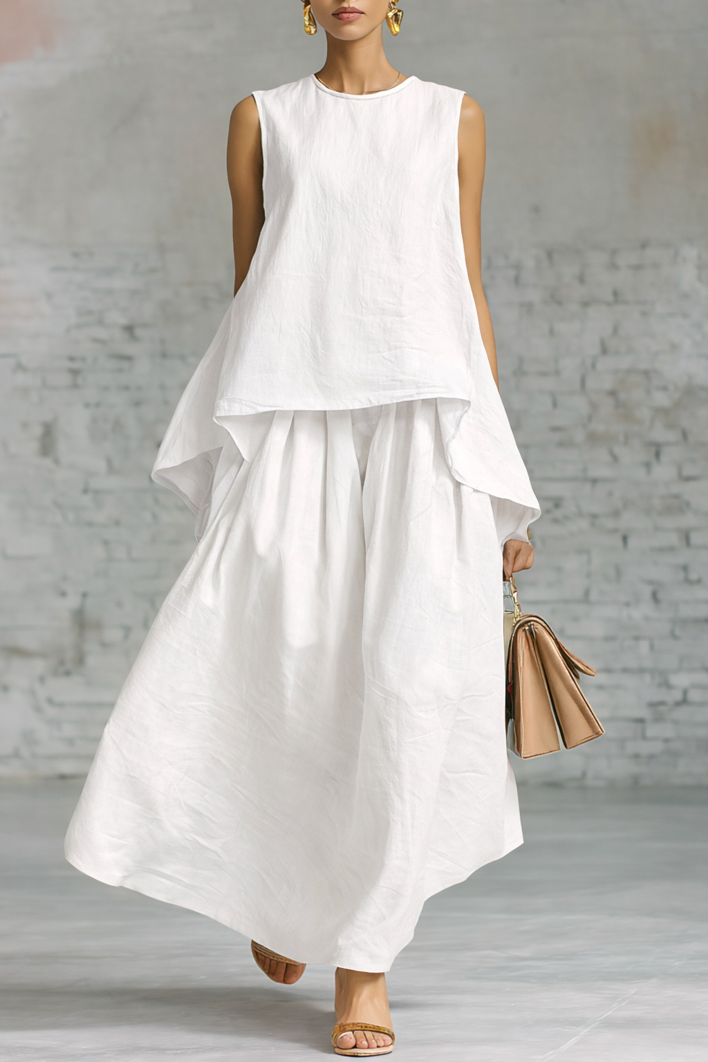Women's Zen Inspired Linen Blend Asymmetrical Top Boho Chinese Style Loose Fit Tunic Casual Elegant Garment for Women_ecoleips.com