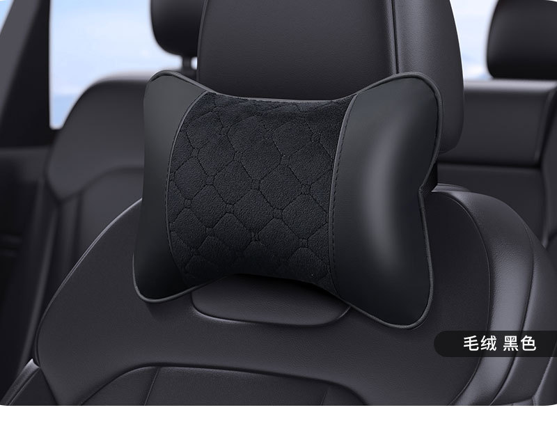 Car Seat Cushion Headrest, Breathable Mesh Neck Pillow, Car Cervical Pillow, Universal for All Seasons, Cross-Border Wholesale