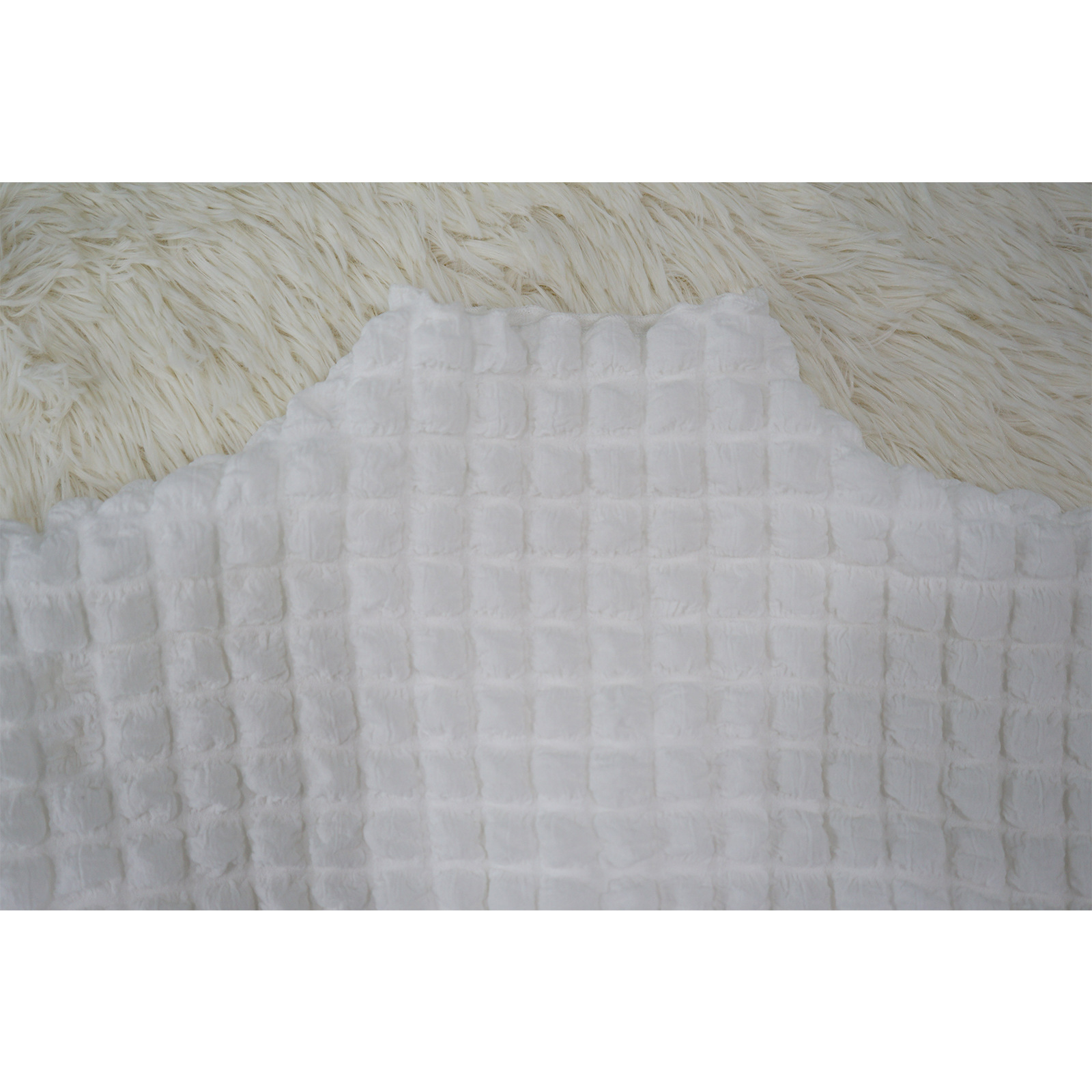 Women's Sleeveless Cropped Two Piece Set Bubble Popcorn Shorts_ecoleips.com