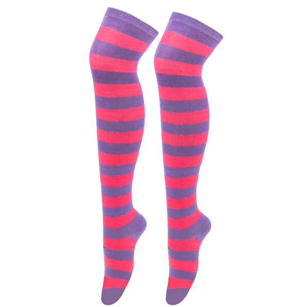 Rose red dark purple stripes