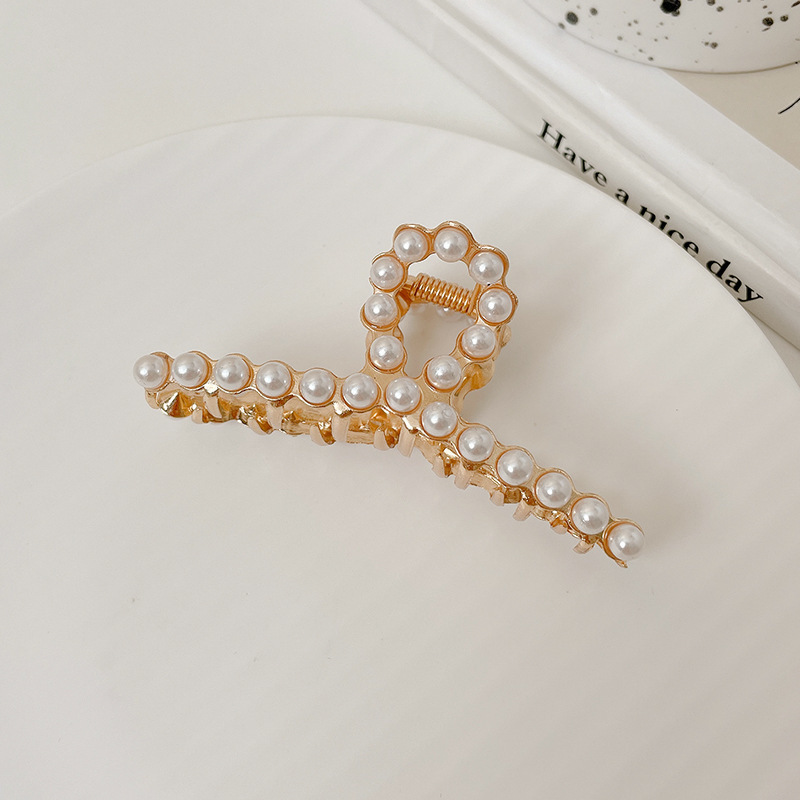 Simple helada updo clip de pelo de alta calidad horquilla femenina Cabeza trasera verano moda tiburón clip tocado ins estilo