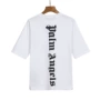 圆领竖条短袖男女t恤