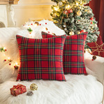 Интерьер Малайсон новый рождество сетка подушка простой геометрические узоры подушка Крест -Борандер диван подушки рукав
