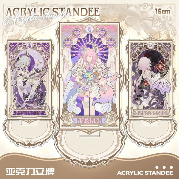 Honkai Impact Faolus Ending Tarot Card Series Xilian Standing Card Aglaia White Er Two-Dimensional Ornament Gift