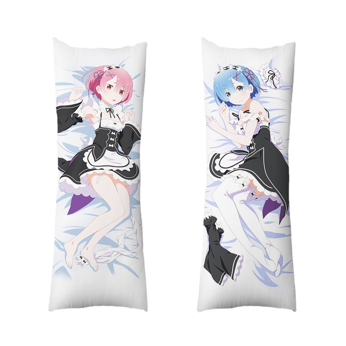 Capa de Almofada de Corpo Inteiro Rem Ram de Re:Zero - Começando a Vida em Outro Mundo
