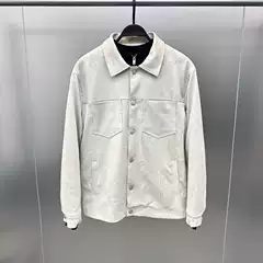 Men's Autumn Laps Coat Long Sleeve Laser Engraved Jacket Fashionable Loose Jacket Coat Trendy B1BCE3318