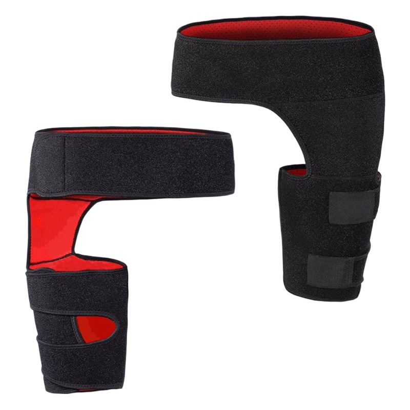 Cross-border fitness leg protection anti-muscle strain hip belt pressure thigh protection weightlifting protector men's and women's sports abdominal protection