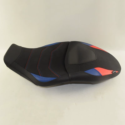 Seat Cushion, Motorcycle cushion - standard-model-blue-edge-strip