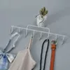 (Silver gray) Anti-slip 8 hooks
