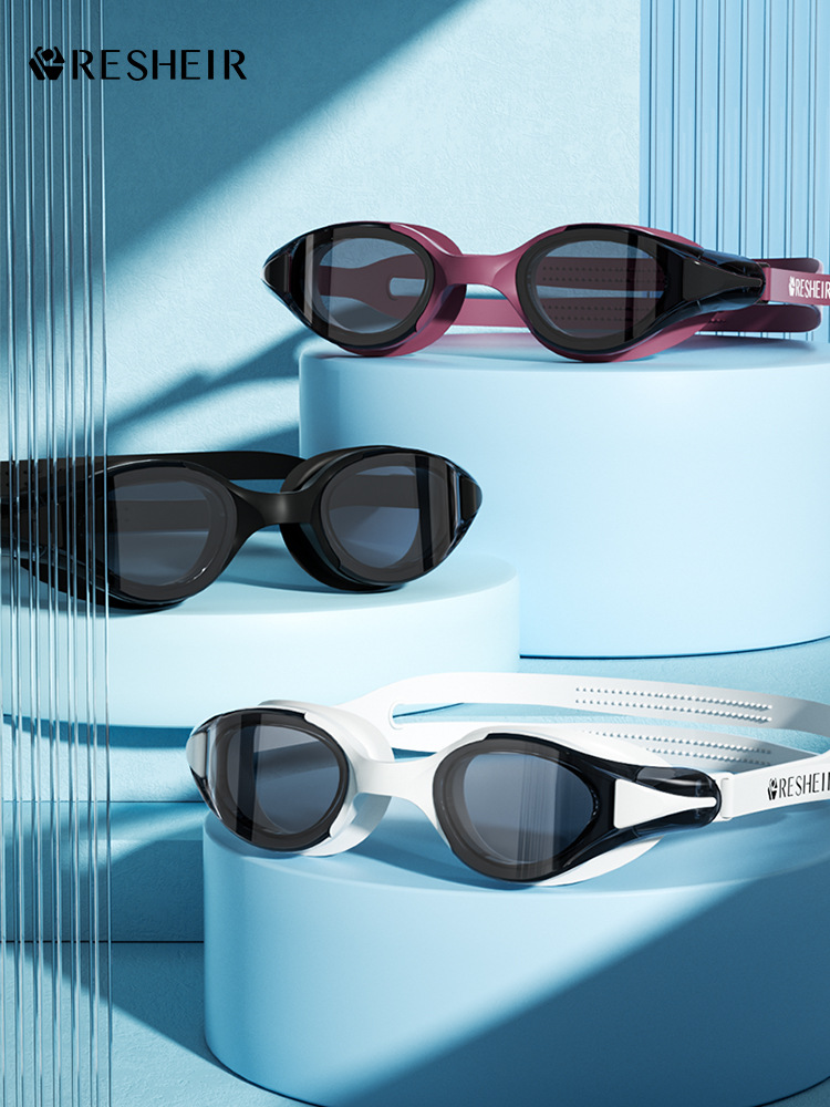 Gafas de Natación HD para Adultos de PC, Impermeables y Anti-empañamiento