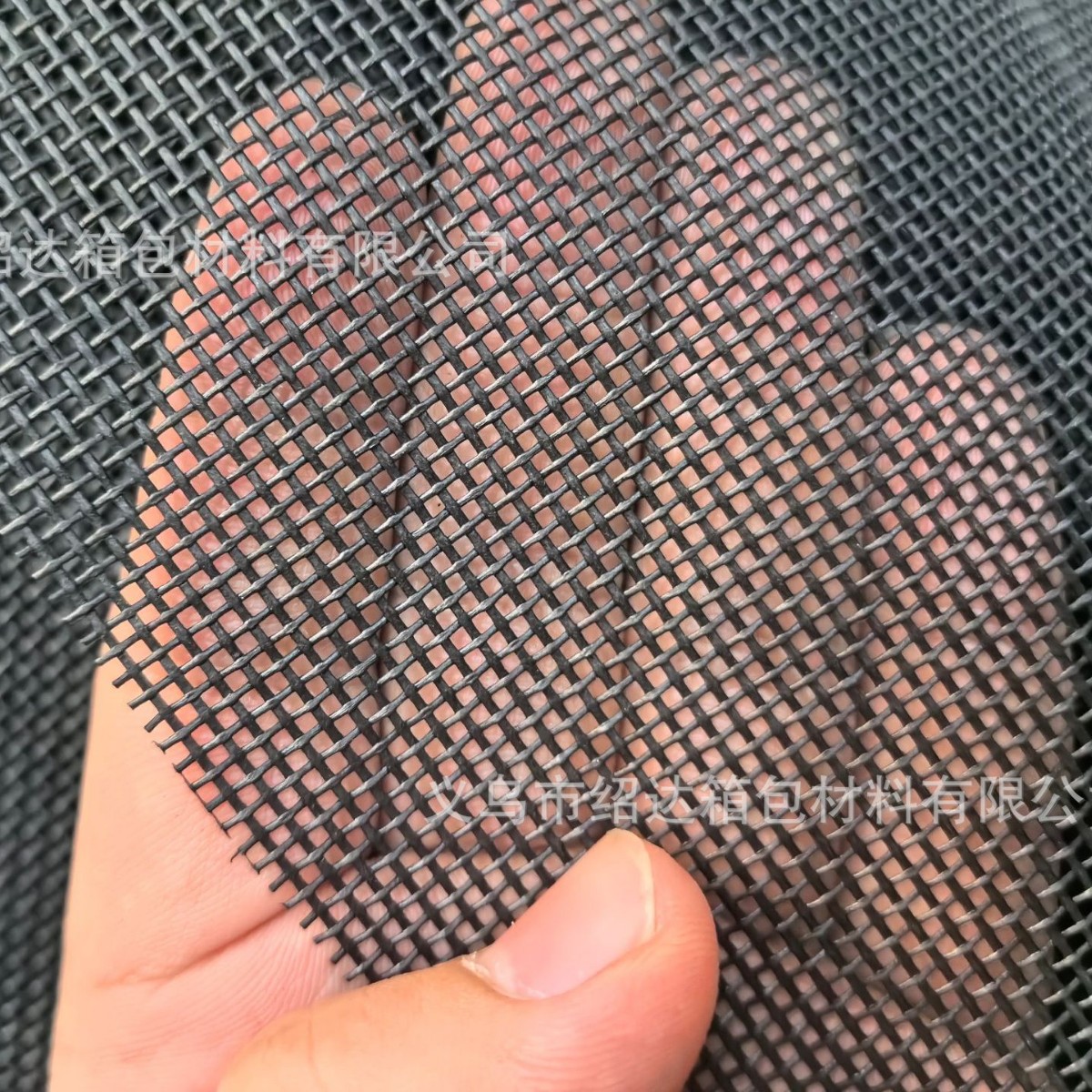 现货1*1特斯林网眼布透气方格网PVC网办公沙滩椅宠物床箱包布料