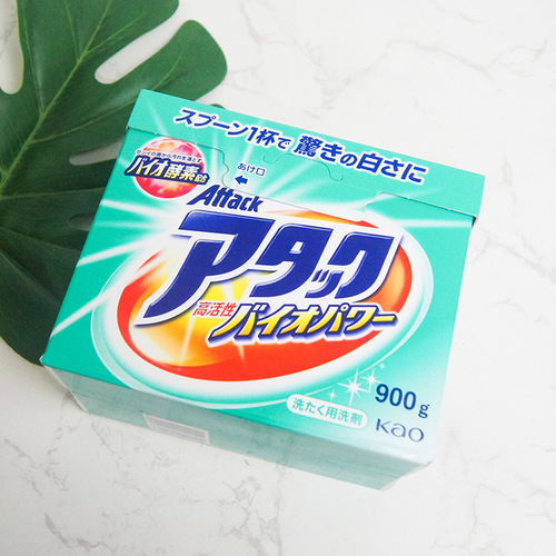 Everyday Japan Import Kao Enzyme High Activity Bio EX Laundry Powder Bleaching and Deodorizing 900g 
