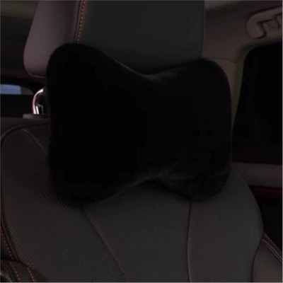 Pillows, Car Lumbar Pillows, Car | Waist support - black-one-universal-headrest