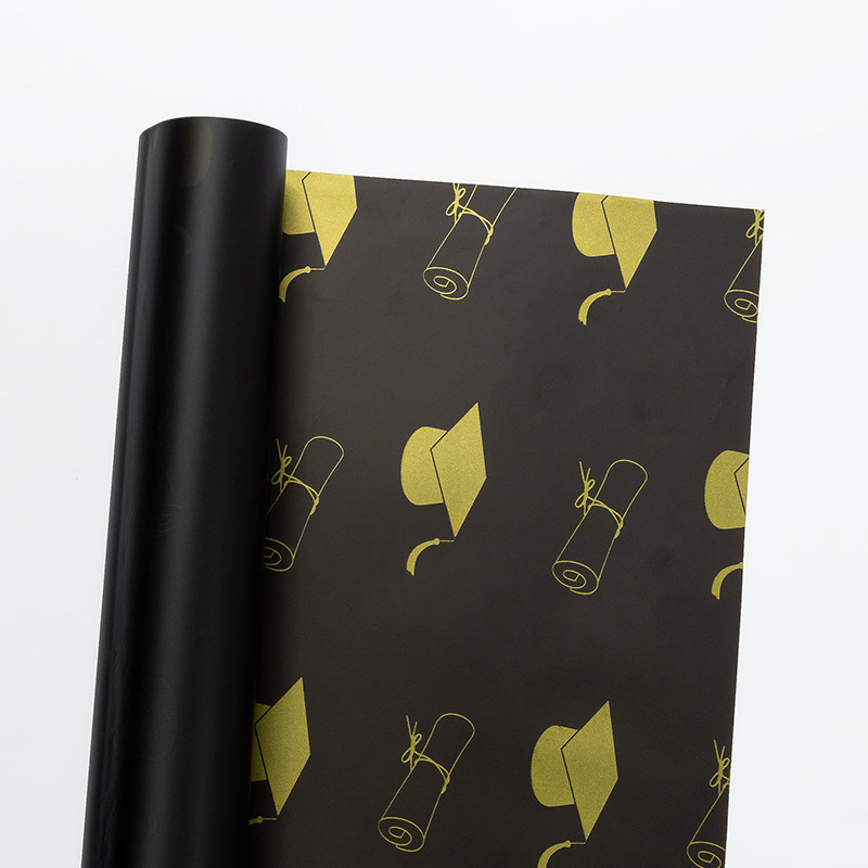 Papel de Envolver Rosa Estilo Coreano Plástico BOPP Impermeable para Ramo de Flores