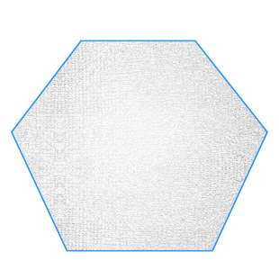 Outdoor Hexagonal Aluminum Moisture-proof Picnic Mat Oversized Thickened Widened Waterproof Multi-person Beach Mat Camping Tent Floor Mat