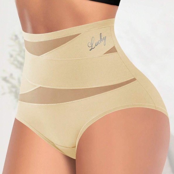Ropa interior de mujer con abdomen sin costuras de cintura alta