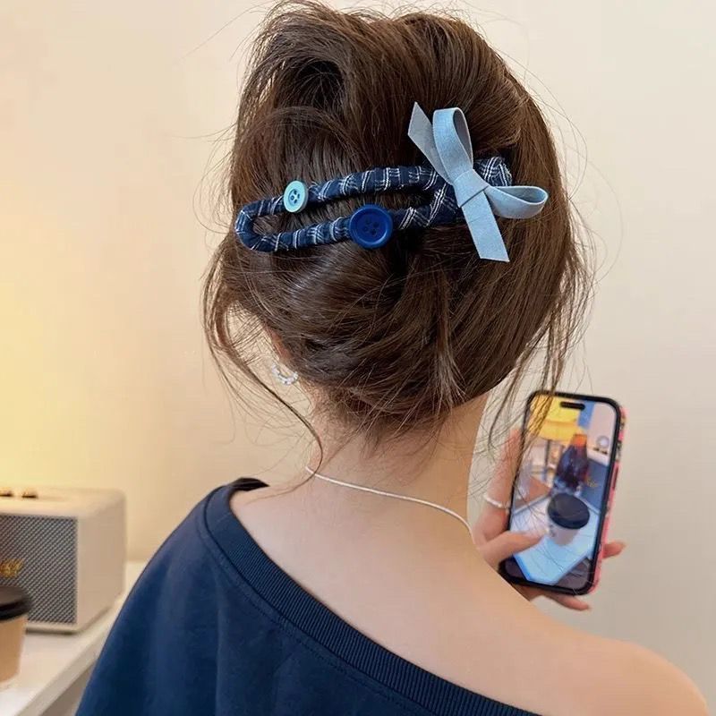 女性の後頭部用のかわいい犬のヘアピン 2025 新しいホットスタイルのハイエンドヘアピンカモノハシクリップ漫画の頭飾り|undefined