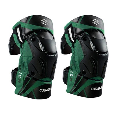 Safety Products Protective Knee Pads: Motorcycle Safety Supplies - k01-3-green-blood